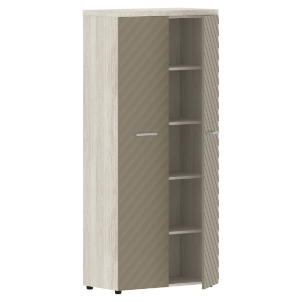 Шкаф с глухими дверьми и топом TLHC 85.1 Капучино/Сосна Эдмонт Z 856х450х1968 TORR LUX