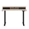 Стол письменный с подъемным механизмом HT501 Дуб Светлый/Черный 1200х600х720-1180  XTEN-UP