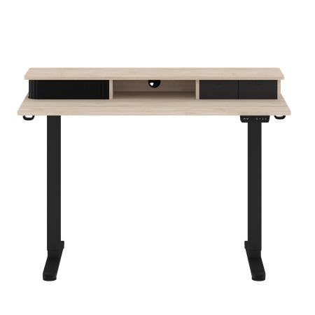 Стол письменный с подъемным механизмом HT501 Дуб Светлый/Черный 1200х600х720-1180  XTEN-UP