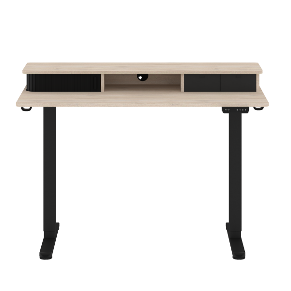 Стол письменный с подъемным механизмом HT501 Дуб Светлый/Черный 1200х600х720-1180  XTEN-UP