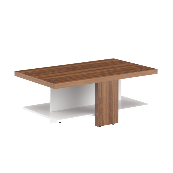 Стол журнальный CT 1060 Орех Даллас/Белый 1000х600х400 COFFEE