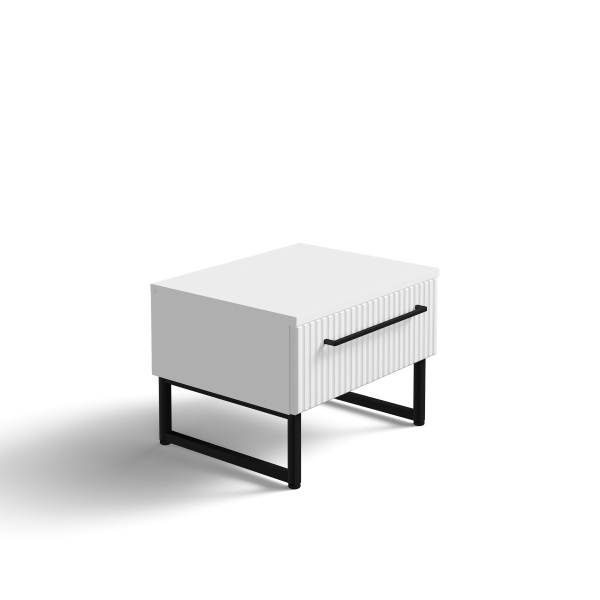 Тумба на металлокаркасе CD 5036-1D Белый матовая эмаль/Белый 500х400х361 COFFEE
