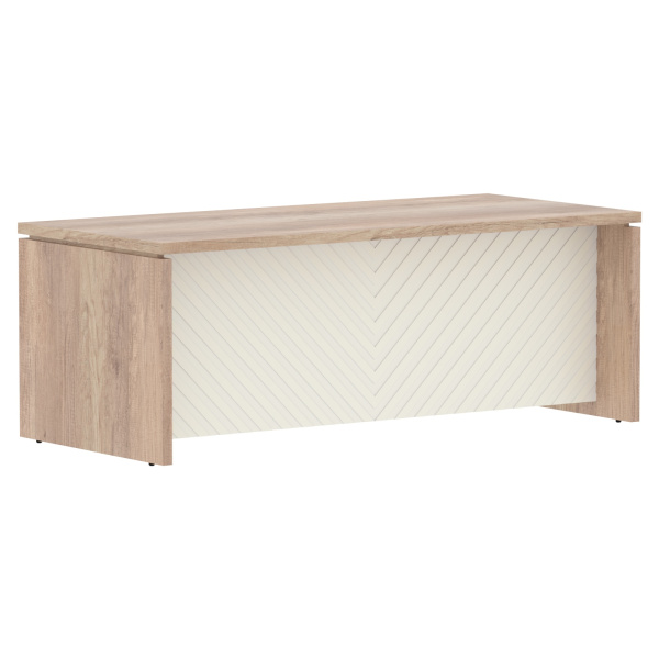 Стол руководителя TLST 209H Дуб Каньон Z/Латте 2000х900х750 TORR LUX