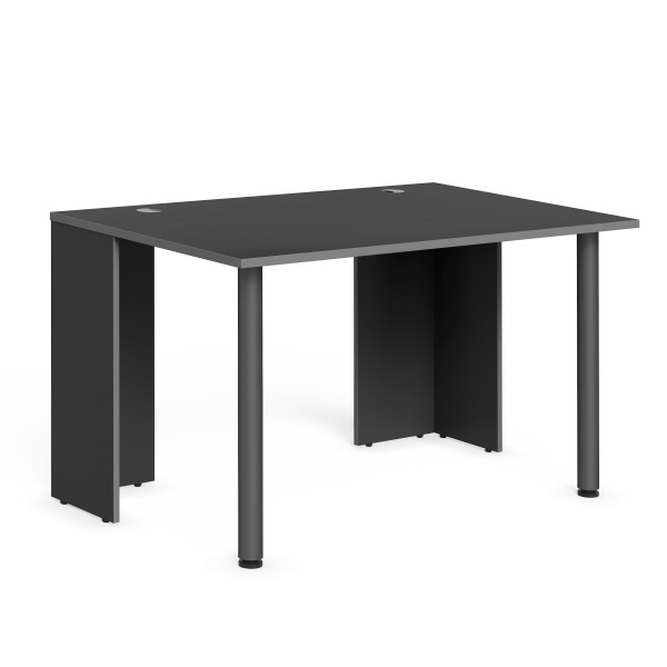 Стол компьютерный игровой SSTG 1385.1 Антрацит/Металлик 1360х850х750 с опорами металлическими SKILLL