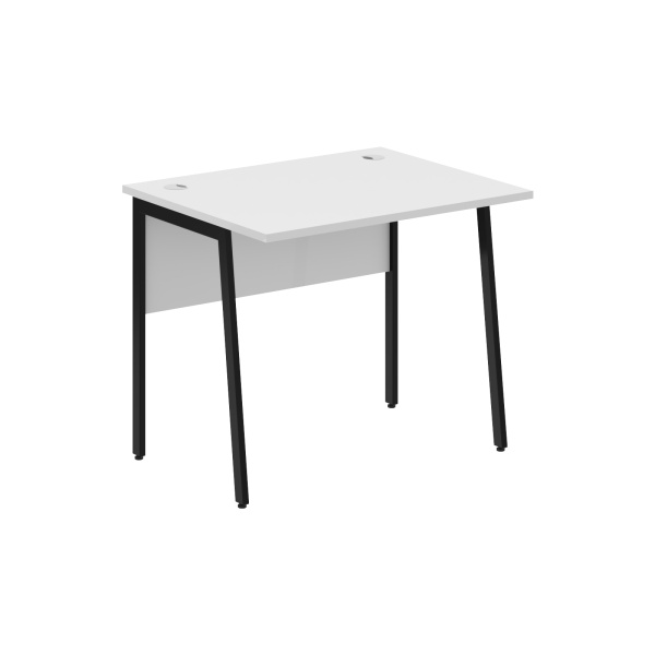 Стол прямой СП-1P Белый/Черный 900х720х755 IMAGO PLUS