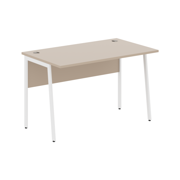 Стол прямой СП-2P Мокачино/Белый 1200х720х755 IMAGO PLUS