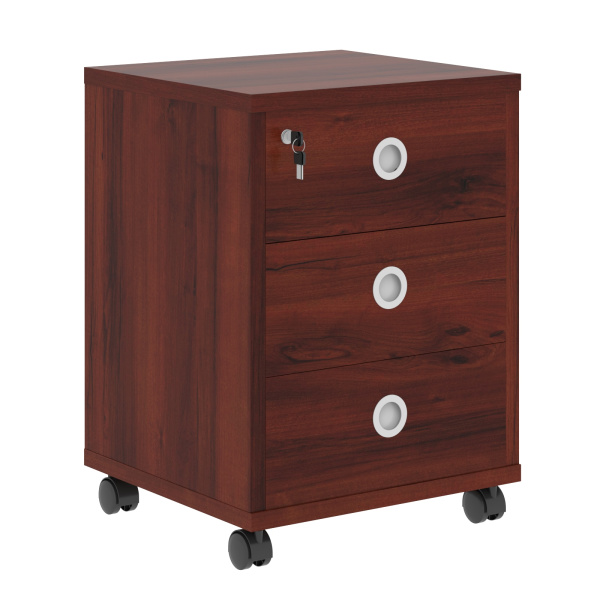 Тумба мобильная B 201A Бургунди 480х455х660 BORN