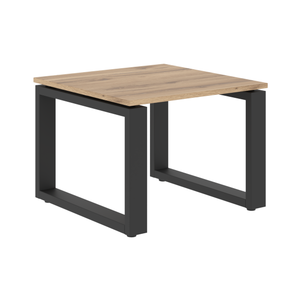 Стол журнальный ECT 6060 Дуб Денвер светлый/Антрацит 600х600х450 ENIO