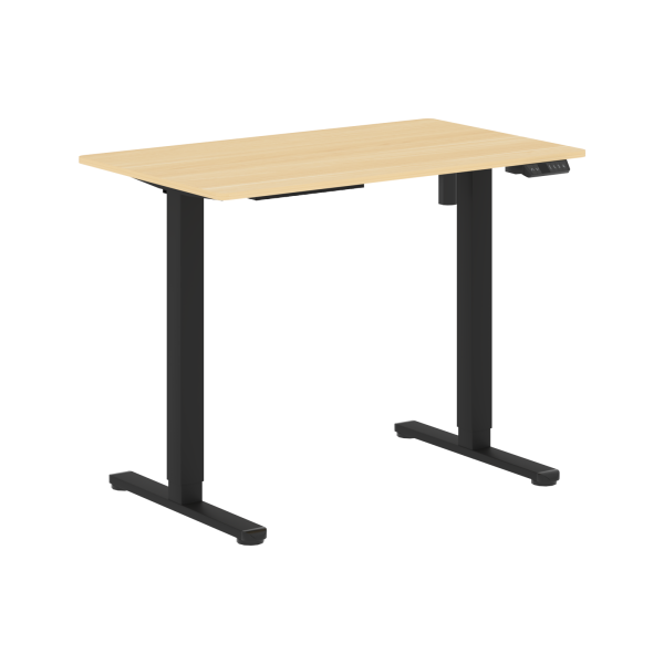 Стол письменный AT-001.1 Дуб Светлый/Черный 1000х600х720-1180 XTEN-UP Стол письменный AT-001.1 Дуб Светлый/Черный 1000х600х720-1180 XTEN-UP