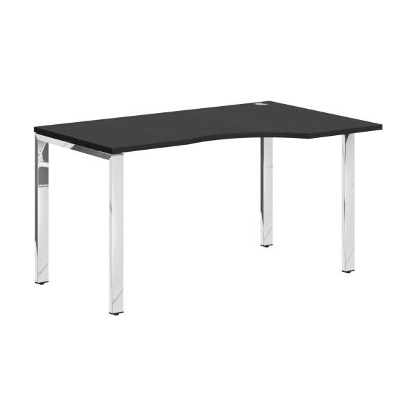 Стол эргономичный XGCET 149(R).1 Дуб Юкон Модерн/Нержавейка полированная 1400х900х750 XTEN GLOSS