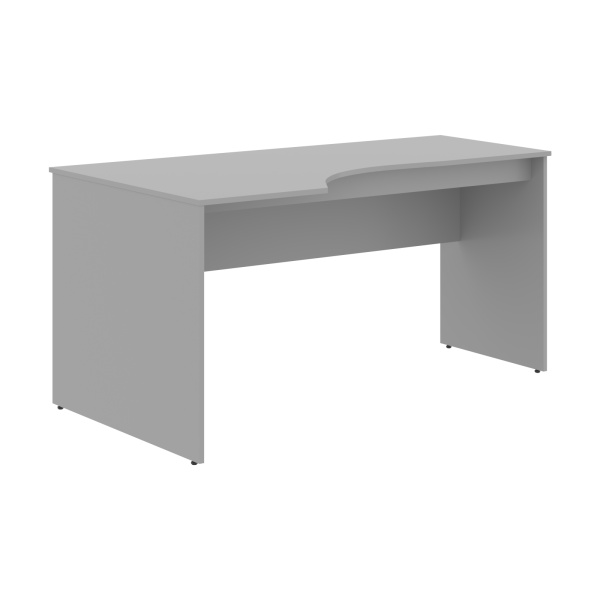 Каркас стола эргономичного SET160-1(L) Серый 1600х900х760 SIMPLE