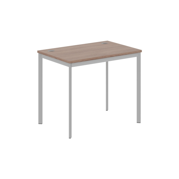 Стол письменный СП-1.1S Ясень Шимо/Алюминий 900х600х755. IMAGO-S