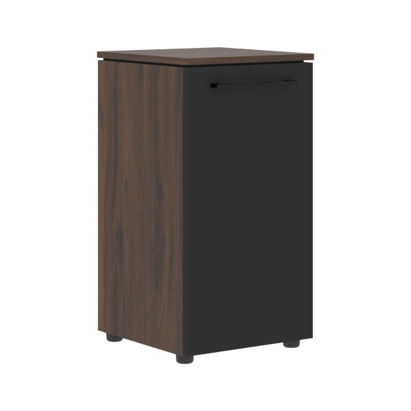 Шкаф колонка с глухой малой дверью MLC 42.1 Антрацит/Дуб Денвер темный 429х423х821 MORRIS TREND