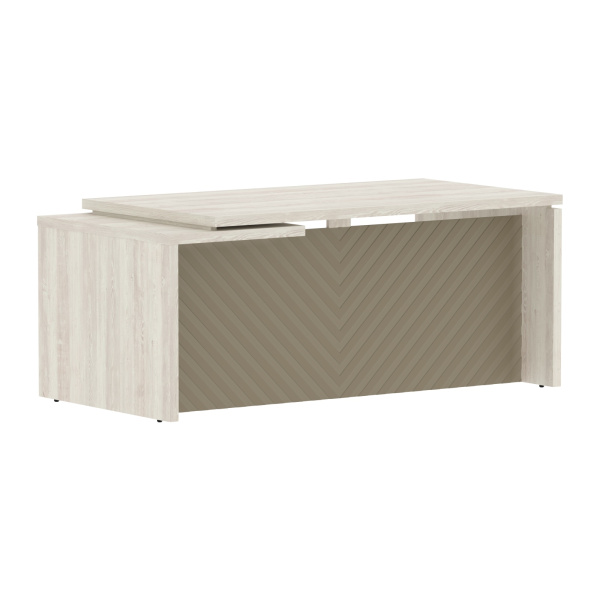 Стол руководителя TLCT 189(R) Сосна Эдмонт Z/Капучино 1800х900х750 TORR LUX