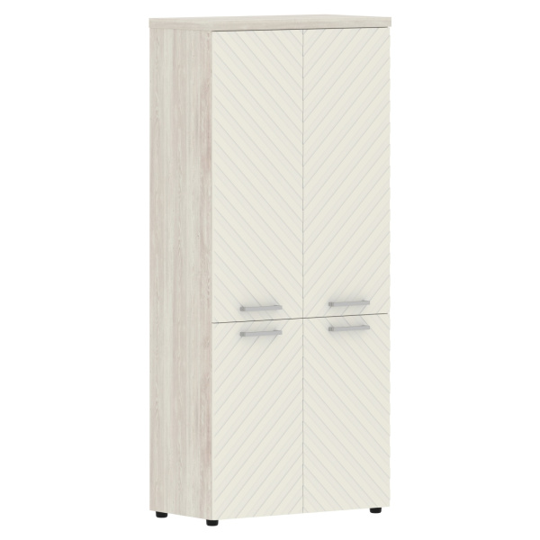 Шкаф со средними и малыми дверьми TLHC 85.3 Латте/Сосна Эдмонт Z 856х450х1968 TORR LUX