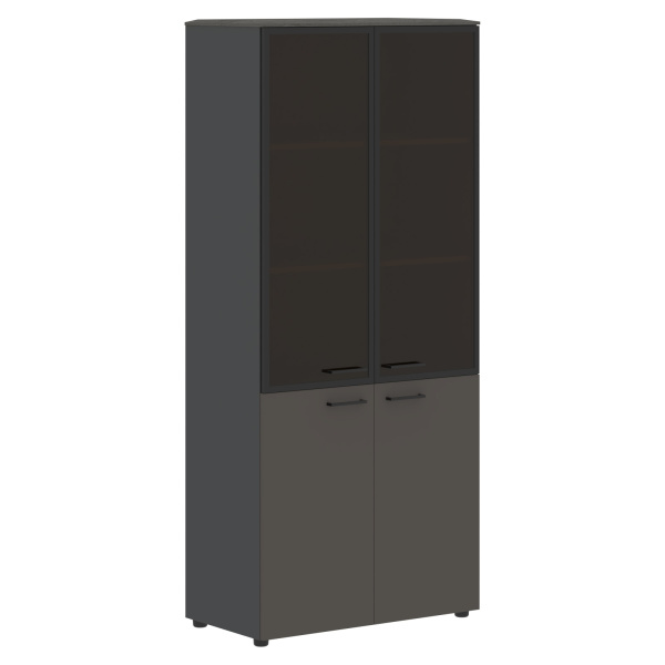 Шкаф комбинированный JHC 85.7 Орех Мокко/Мокко/Антрацит 856х452х1949 JAY