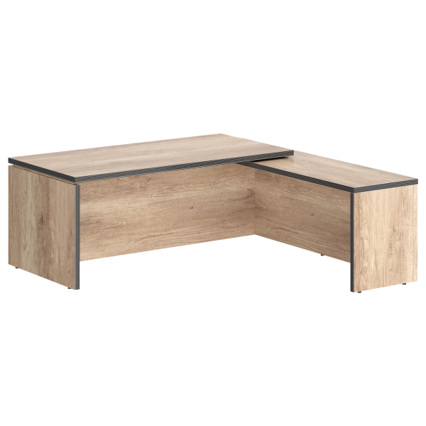 Стол руководителя TCT 2020(R) дуб Каньон 2000х2000х750 TORR