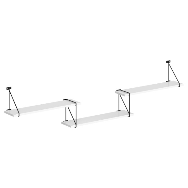 Полка с полкодержателями  SH4-ROD/BAR Белый 1780х166х392 COFFEE