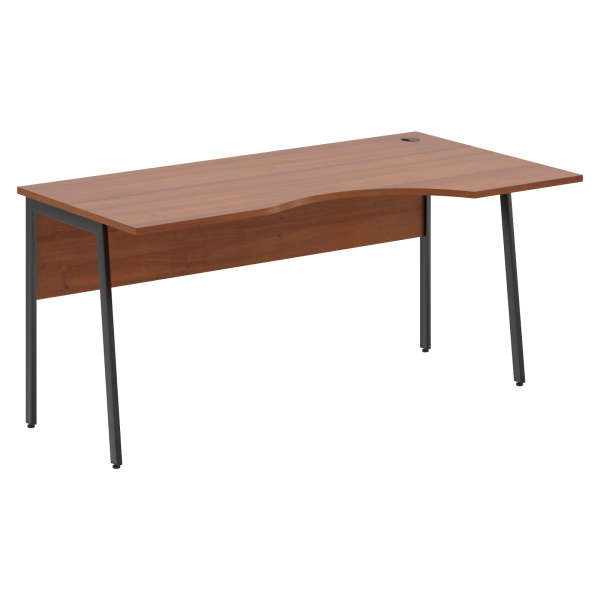 Стол прямой СА-1P(R) Орех Французский/Антрацит 1600х900х755 IMAGO PLUS