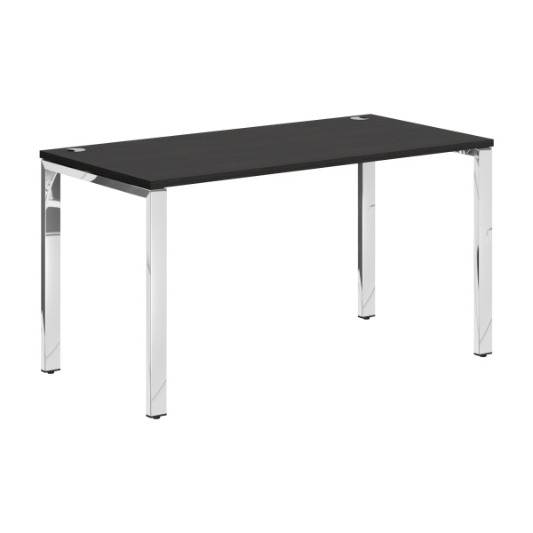 Стол прямой XGST 147.1 Дуб Юкон Модерн/Нержавейка полированная 1400х700х750 XTEN GLOSS