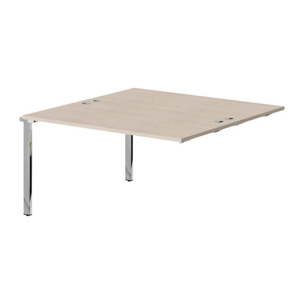 Стол промежуточный для Бенч XIGWST 1414.1 Бук Тиара/Нержавеющая сталь 1400х1406х750 XTEN GLOSS