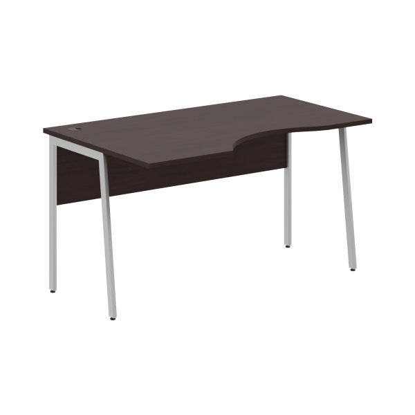 Стол прямой СА-2P(L) Венге Магия/Алюминий 1400х900х755 IMAGO PLUS