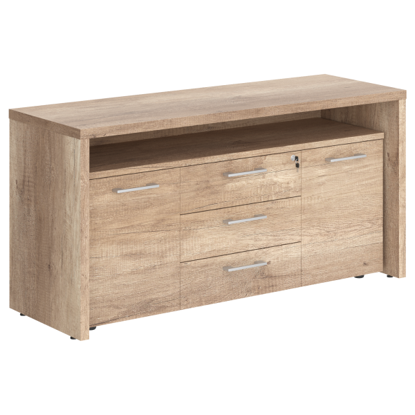 Тумба с фригобаром TTF-3D.1A Дуб Каньон Z 1640х550х800 TORR-Z