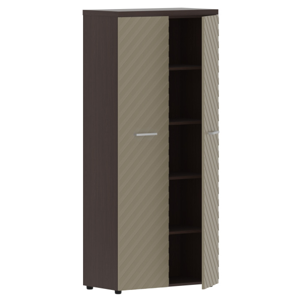 Шкаф с глухими дверьми и топом TLHC 85.1 Капучино/Венге Магия Z 856х450х1968 TORR LUX