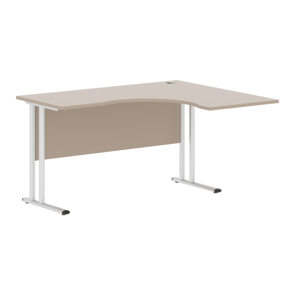 Стол эргономичный СА-3M(R) Мокачино/серебро 1400х1200х755 Imago M
