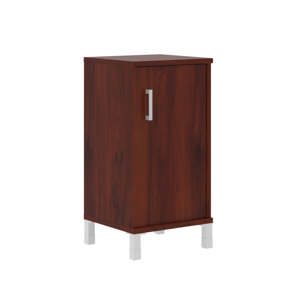 Шкаф-колонка низкая с глухой малой дверью B 411.2(R) Бургунди 475х450х920 BORN