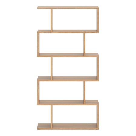 Стеллаж SH 7346 Дуб Сонома светлый 730х250х1416 COMP