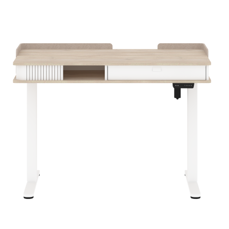 Стол письменный с подъемным механизмом HT503 Дуб Светлый/Белый 1200х600х780-1180  XTEN-UP