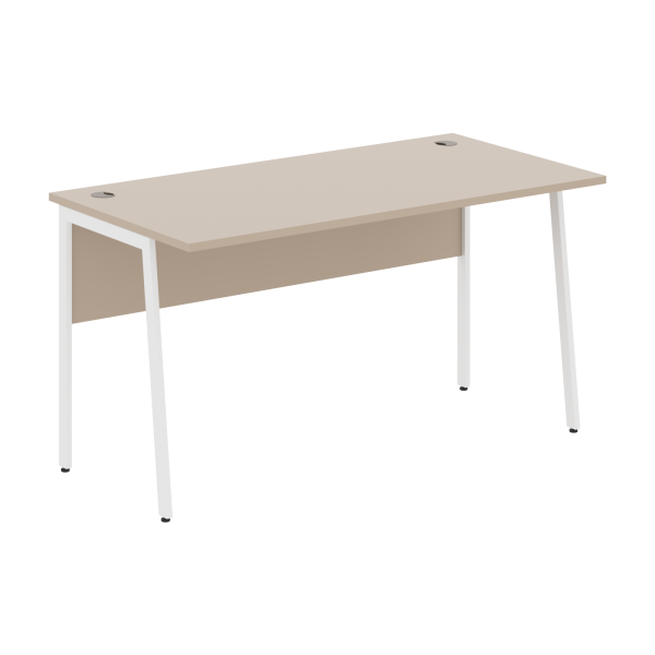 Стол прямой СП-3P Мокачино/Белый 1400х720х755 IMAGO PLUS