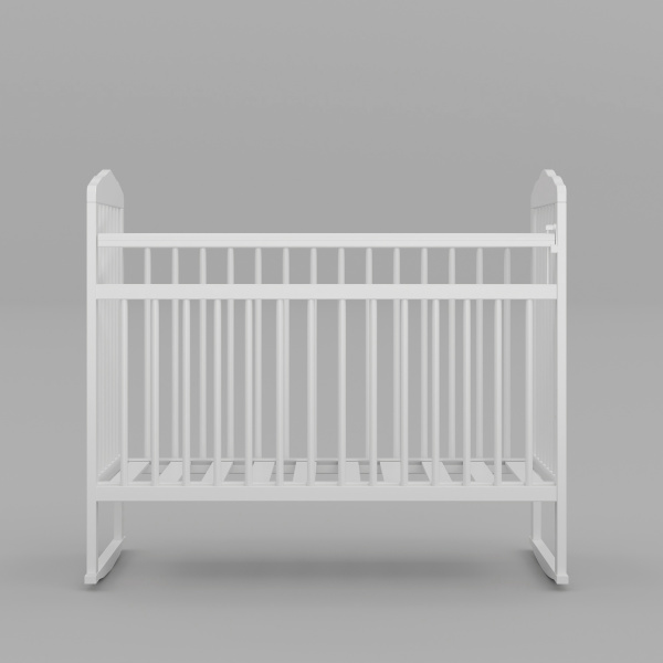 Кровать тип 1 Джованни, колесо-качалка CWKC-144310 Белый 1255х690х1140 COFFEE