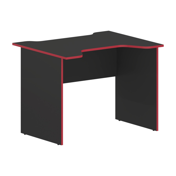 Стол компьютерный SKL 100CA Антрацит/Красный 1000х800х755 SKILLL