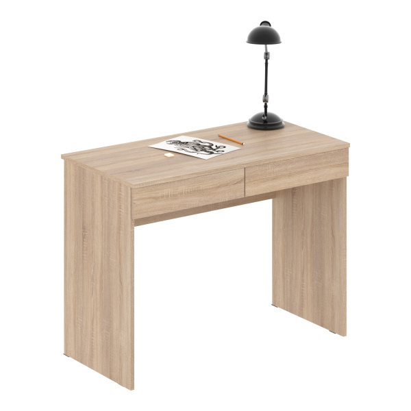 Стол компьютерный CD 1075 Дуб Сонома светлый 1000х500х750 COMP