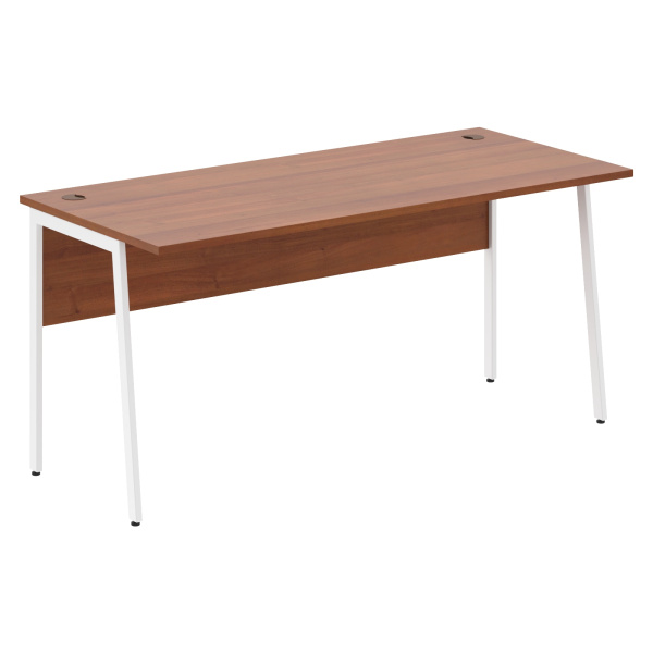 Стол прямой СП-4P Орех Французский/Белый 1600х720х755 IMAGO PLUS