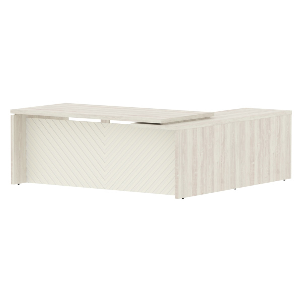 Стол руководителя TLCT 2020(L) Сосна Эдмонт Z/Латте 2000х2000х750 TORR LUX