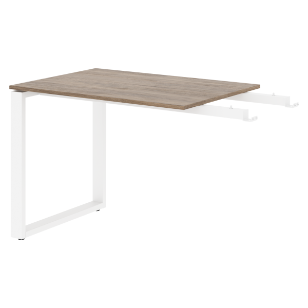 Брифинг-приставка EB 1070 Кария Пальмира/Белый 1000х700х750 ENIO