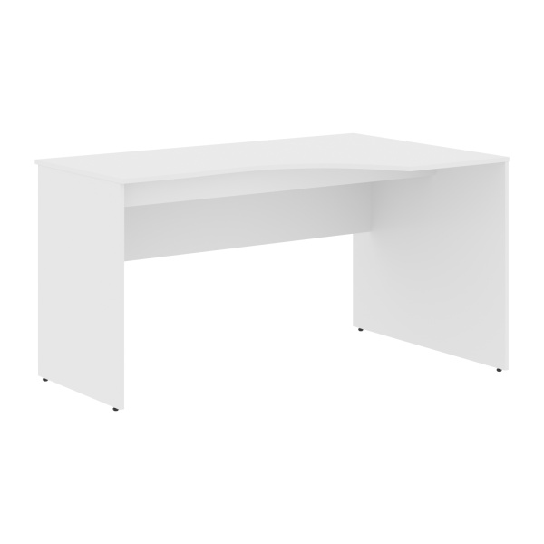 Каркас стола эргономичного SET140-1(R) Белый 1400х900х760 SIMPLE