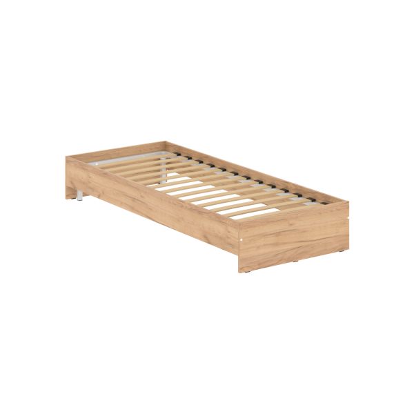 Кровать без изголовья MBW 208 Дуб Бофорд 844х2044х300 MUAR