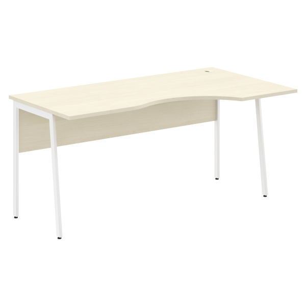 Стол прямой СА-1P(R) Клен*/Белый 1600х900х755 IMAGO PLUS