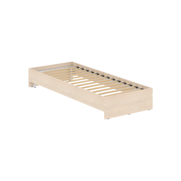 Кровать без изголовья MBW 208 Бук Тиара 844х2044х300 MUAR