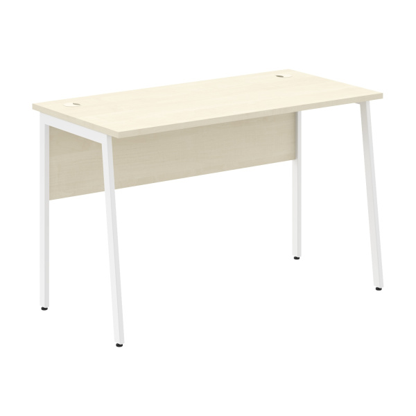 Стол прямой СП-2.1P Клен*/Белый 1200х608х755 IMAGO PLUS