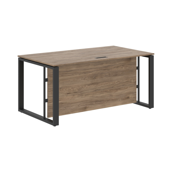 Стол руководителя EST 169H Кария Пальмира/Антрацит 1600х900х750 ENIO