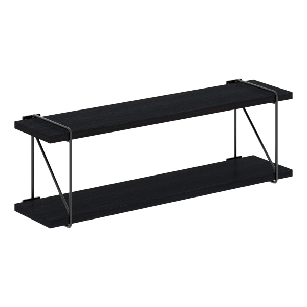 Полка с полкодержателями SH4-ROD Дуб Юкон Модерн 660х166х214 COFFEE