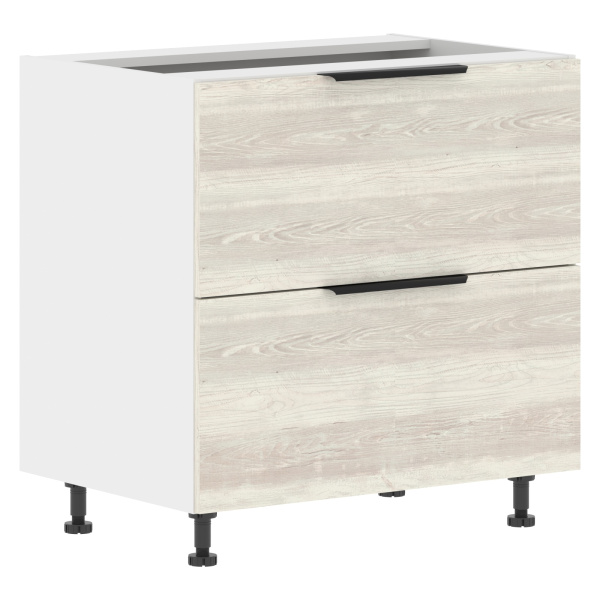 Шкаф напольный с ящиками MOB 8082.1 Сосна Эдмонт/Белый 800х560х820 CORSICA