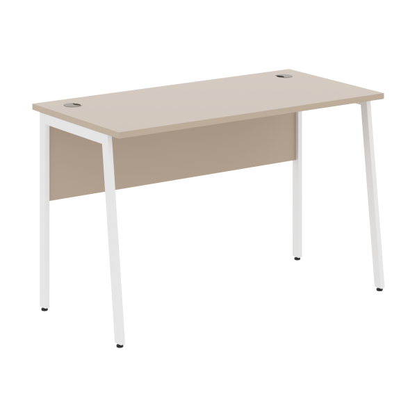 Стол прямой СП-2.1P Мокачино/Белый 1200х608х755 IMAGO PLUS
