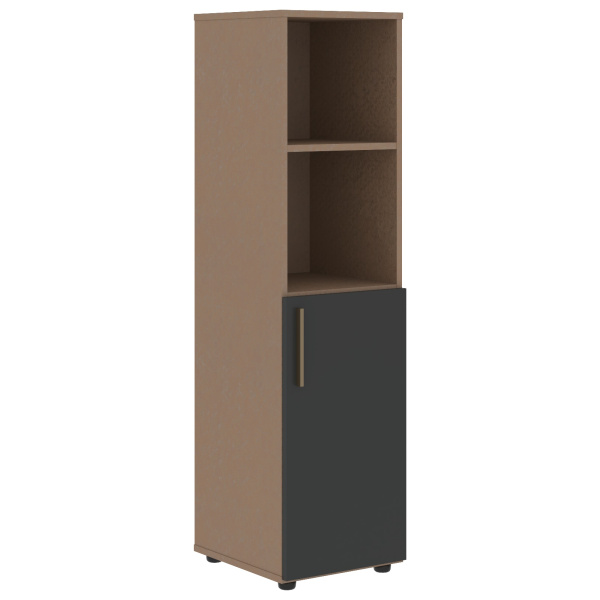 Шкаф средний узкий VMCS 40.5 Яшма черный/Кобра 400х430х1517 VELION