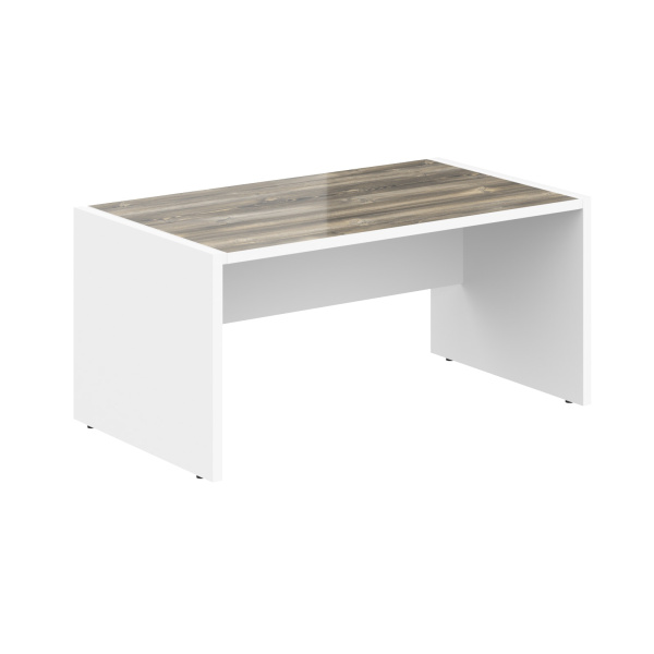 Стол руководителя MST 169 Дуб Базель/Белый 1600х900х750 MORRIS Стол руководителя MST 169 Дуб Базель/Белый 1600х900х750 MORRIS